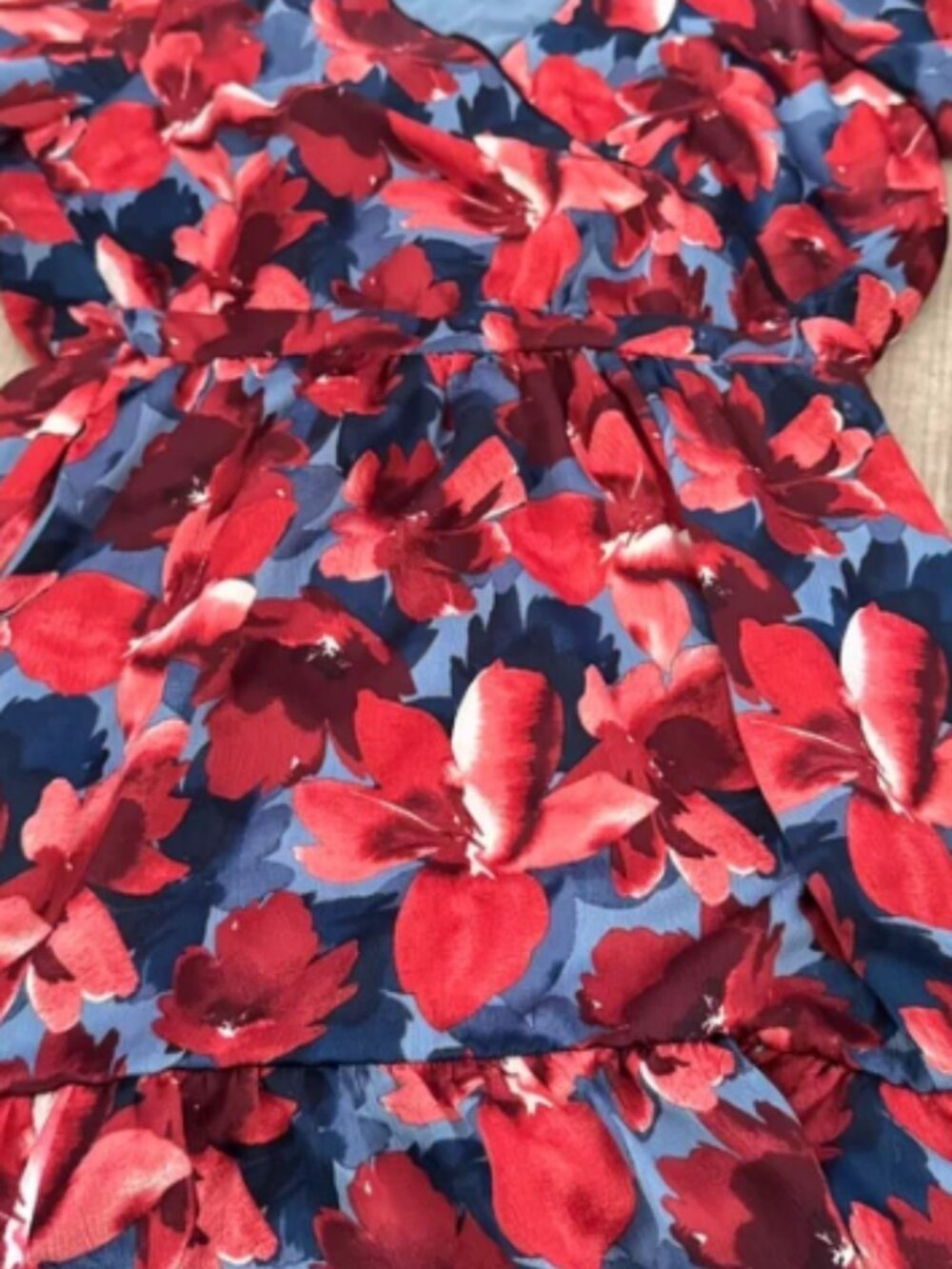 vibrant floral dress